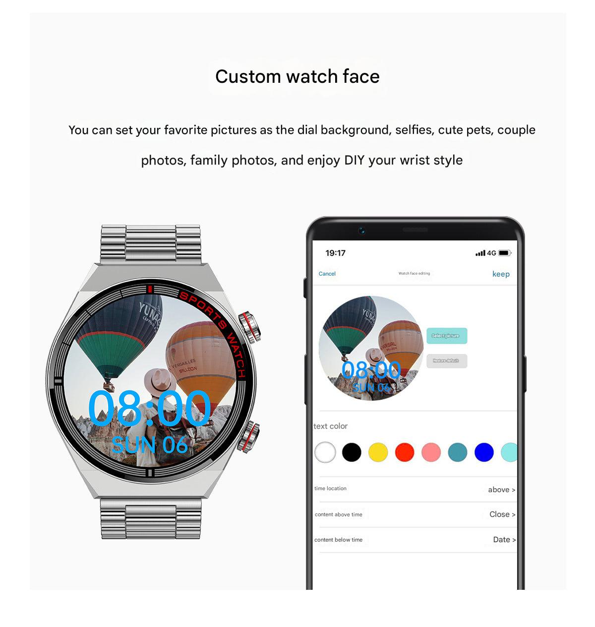 1.39-inch touchscreen smartwatch