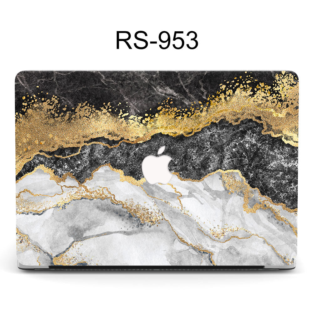 Stylish Marble Hard Shell Case for MacBook Air & Pro - Custom Fit Protective Cover