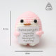 Penguin Light Pink P Card (Pack of 1)