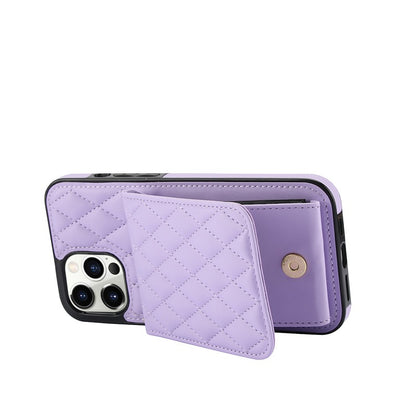 Luxury Crossbody Phone Case for iPhone and Samsung - Stylish PU Leather with Card Holder and Strap