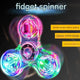 Crystal Glowing Fidget Spinner with Plastic Case (Pack of 1)