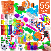 55-piece set Animal Style 1 (Fish + Whale + Turtle) (Pack of 1)