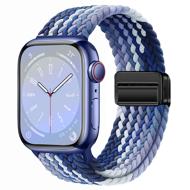 Stylish Nylon Woven Magnetic Apple Watch Band - Compatible with All Series