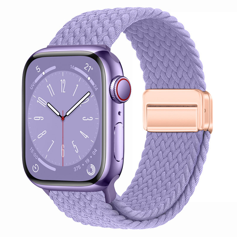 Stylish Nylon Woven Magnetic Apple Watch Band - Compatible with All Series