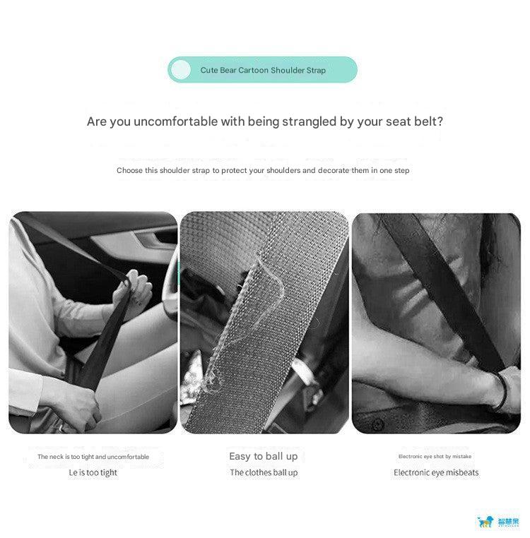 multi-color car seat belt adjuster image