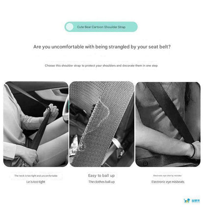 multi-color car seat belt adjuster image