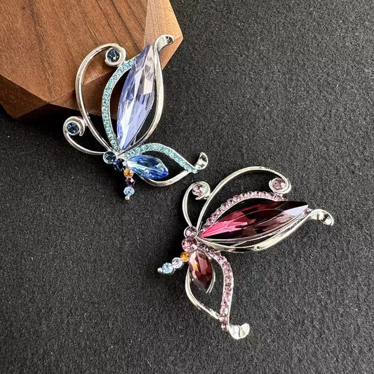 Vintage Butterfly Brooch Front View