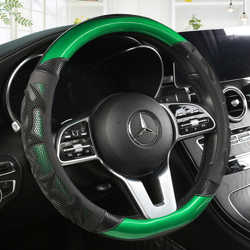 silicone carbon fiber steering wheel cover