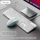 【2-piece set】White-white light✅+gaming mouse (Pack of 5)