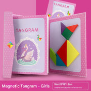 Set 4: Girl's Magnetic Tangram Puzzle (Pack of 1)