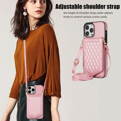 Stylish TPU Wallet Case for iPhone 15/14/13/12 - With Mirror & Stand, Available in Multiple Colors