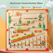 Mushroom House Number Maze (Pack of 1)