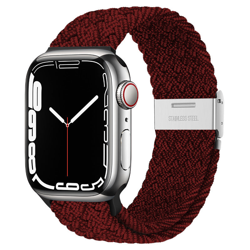 Premium Nylon Woven Strap for Apple Watch - Fits All Series and Sizes - Adjustable Buckle - Stylish and Durable