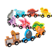 10-piece Dinosaur Magnetic Train (Pack of 1)