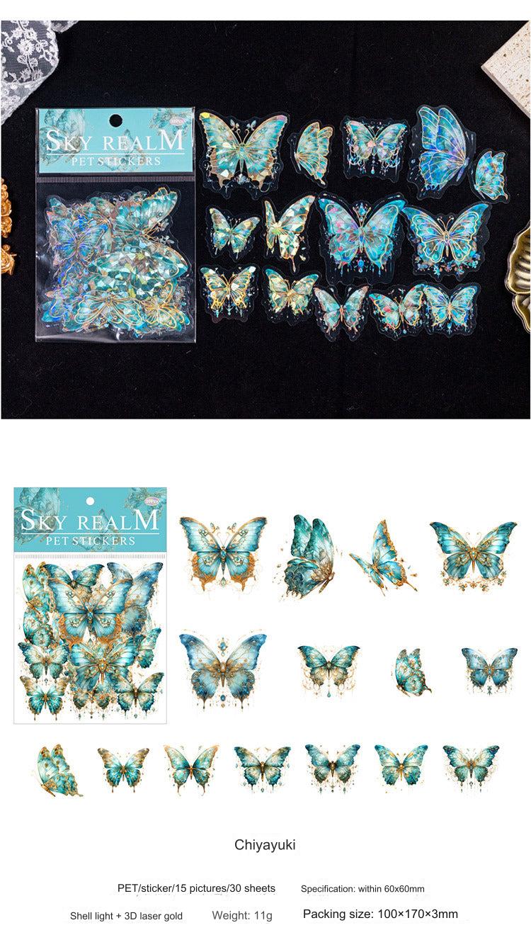 craft butterfly stickers