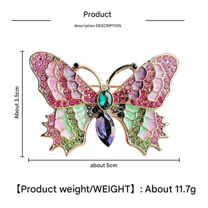 stylish insect pin with sparkling details