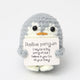 Light Gray Penguin P Card (Pack of 1)