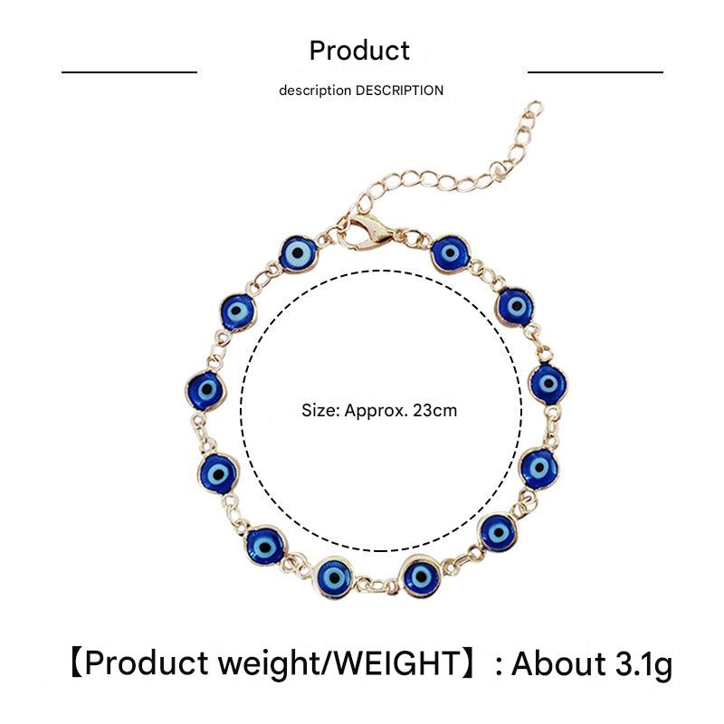 Evil Eye Bracelet on Model
