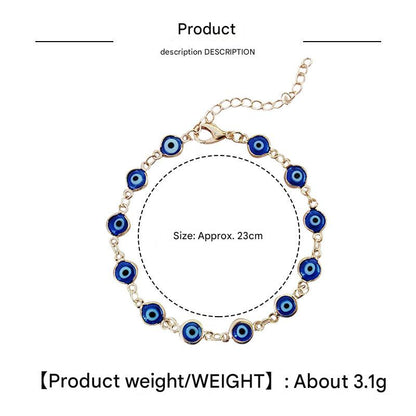 Evil Eye Bracelet on Model