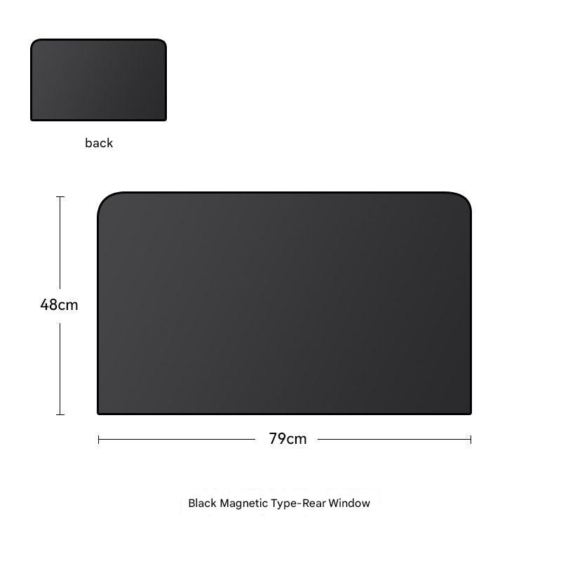 magnetic car window sunshade on driver side window