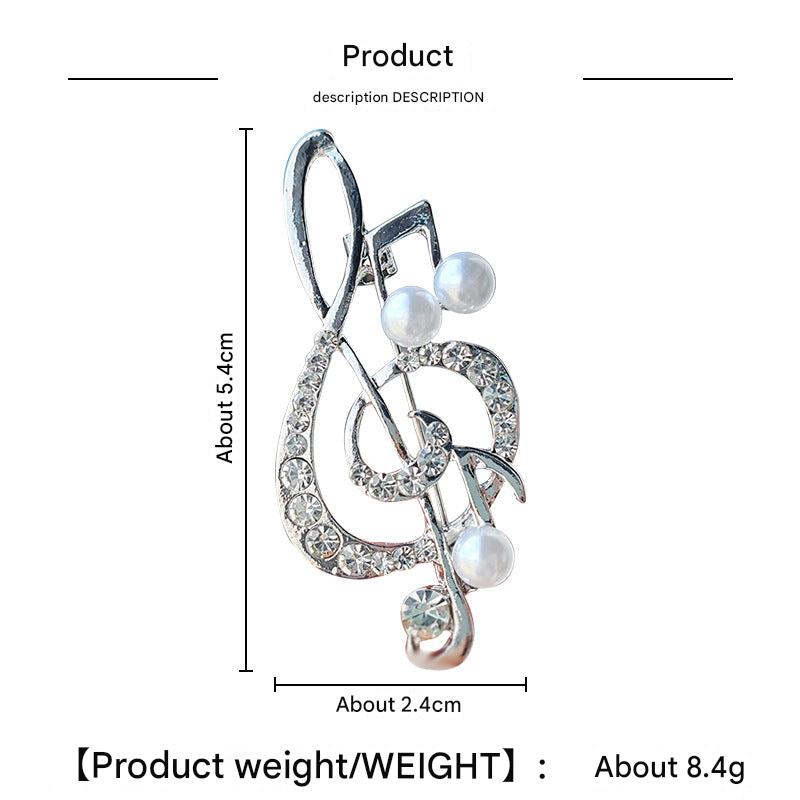 Fashionable pin with heart design