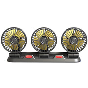 Three-Head Fan 12V Lighter Plug (Pack of 1)