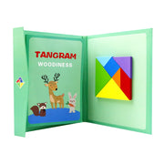 Green Magnetic Tangram (Pack of 1)