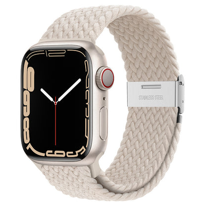 Premium Nylon Woven Strap for Apple Watch - Fits All Series and Sizes - Adjustable Buckle - Stylish and Durable