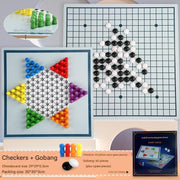 [Set 18] New Double-Sided 29*29cm Checkers + Gomoku