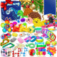 55-piece Hedgehog & Turtle Set (Color Box 18*10.5*19 cm) (Pack of 1)