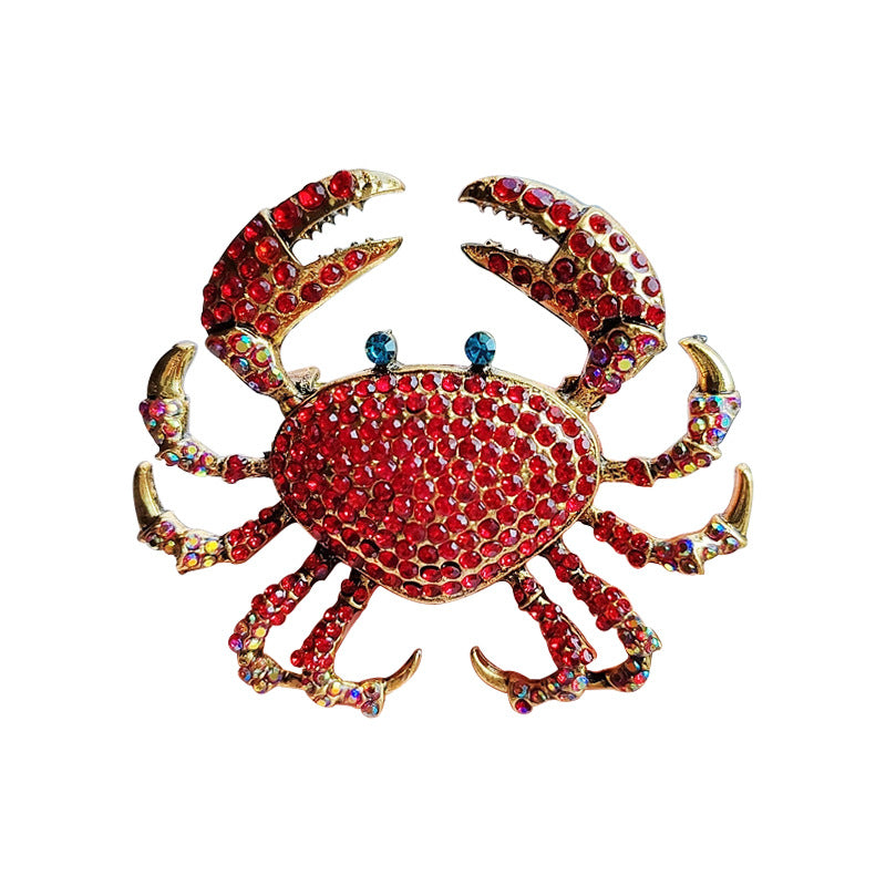Alloy crab pin for coats