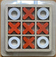 Orange and White XO Tic-Tac-Toe Raised Edition (Pack of 1)