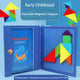 Set 4: Blue Magnetic Tangram (Pack of 1)