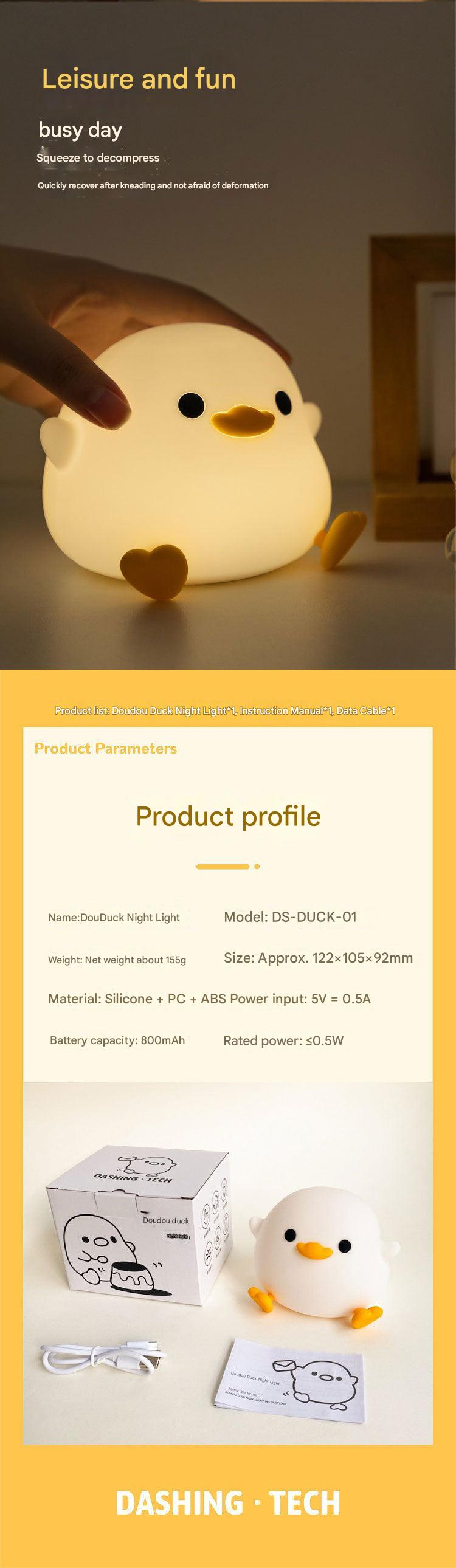 Silicone Duck Lamp