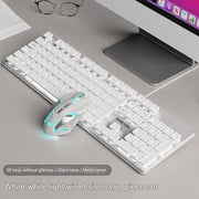 【2-piece set】White-white light✅+silent mouse (Pack of 5)