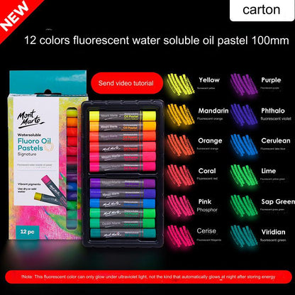 Montmartre 24-Color Ultra Soft Oil Pastels for Kids - Vibrant, Easy to Blend Art Crayons