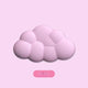 Pink little clouds (Pack of 1)