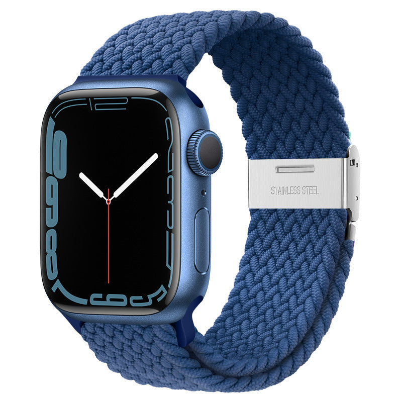 Premium Nylon Woven Strap for Apple Watch - Fits All Series and Sizes - Adjustable Buckle - Stylish and Durable