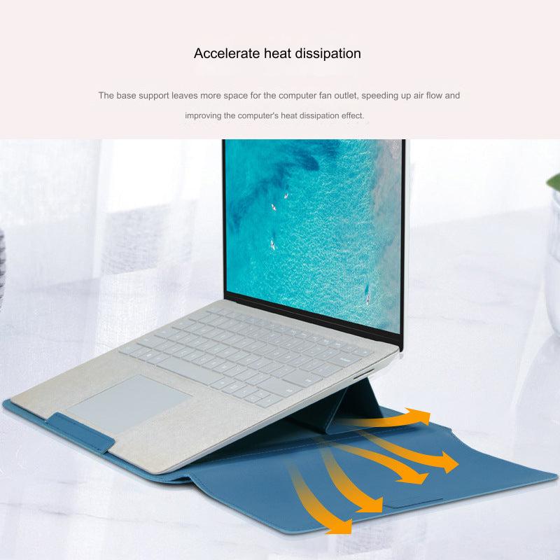 Premium Waterproof Laptop Sleeve with Stand - Fits 13.3 to 15 Inch MacBook and Ultrabooks