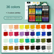 Super soft oil pastels 36 colors + 3 white