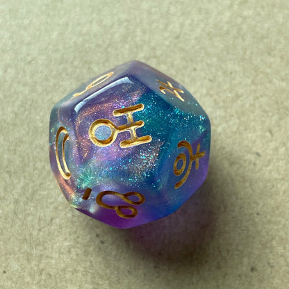 astrology dice set