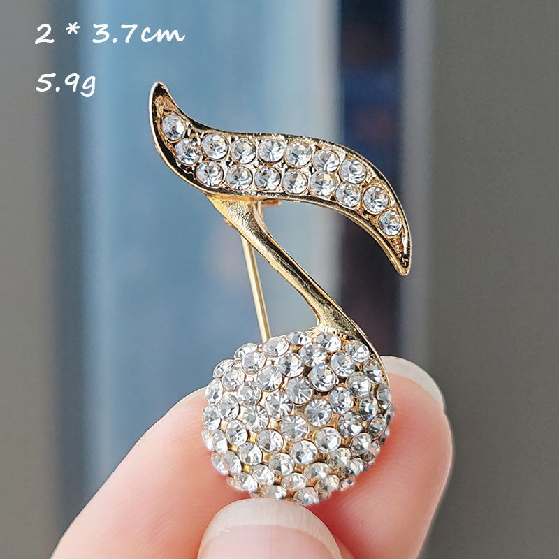 Elegant music note accessory for women and men