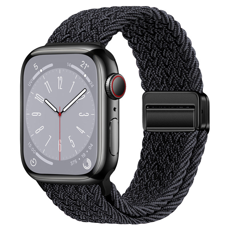 Stylish Nylon Woven Magnetic Apple Watch Band - Compatible with All Series