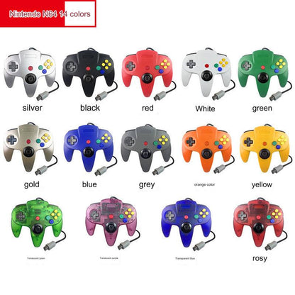 N64 Wired Game Controller for Nintendo 64 - Multi-Color Options Available