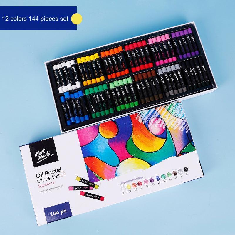 Montmartre 24-Color Ultra Soft Oil Pastels for Kids - Vibrant, Easy to Blend Art Crayons