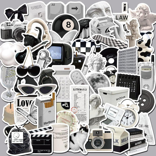 monochrome stickers