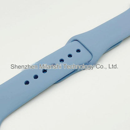 Premium Silicone Sports Watch Band for Apple Watch Series 4-9, SE, and Ultra 2 - Stylish, Durable, and Comfortable Replacement Straps