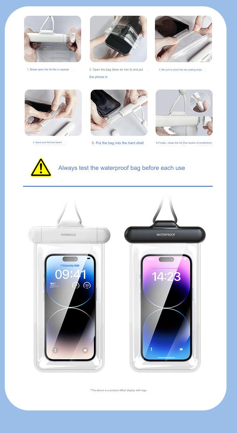 Premium Waterproof Phone Pouch - Touch Screen Compatible Dry Bag for Outdoor Activities