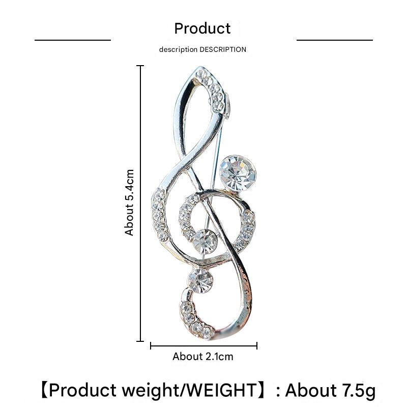 Elegant music note accessory for women and men