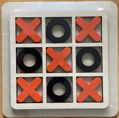 Wooden Tic Tac Toe Game